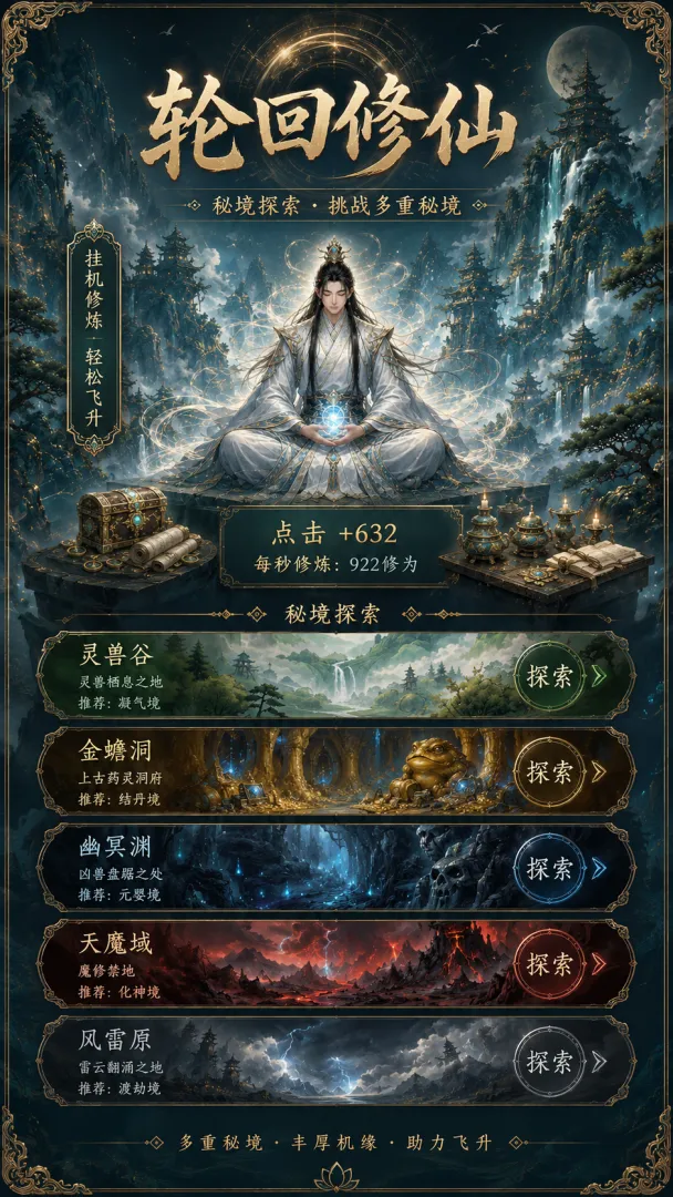 轮回修仙 v1.33 免费内购 - 刹那资源网